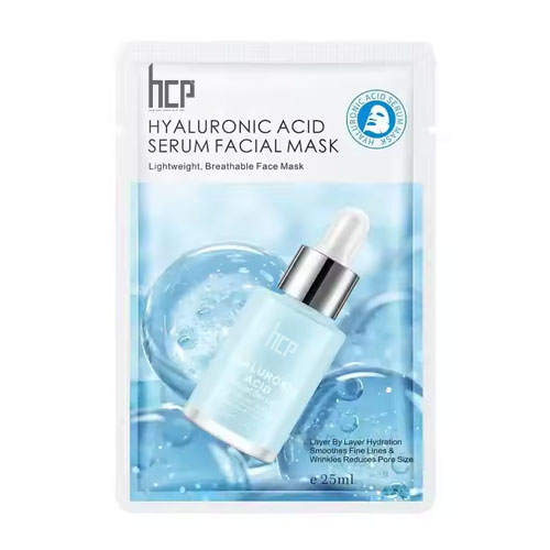 Hyaluronic Acid Sheet Mask Manufacturer and Supplier in India by HCP Wellness - Private Label and Third Party Services