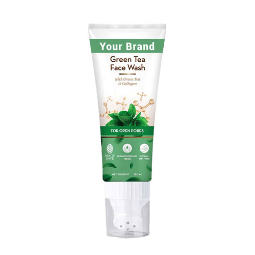 Private label tea tree face wash manufacturer in India providing third-party manufacturing services for skincare brands.