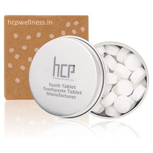 Toothpaste Tablet Manufacturer and Supplier at HCP Wellness in India