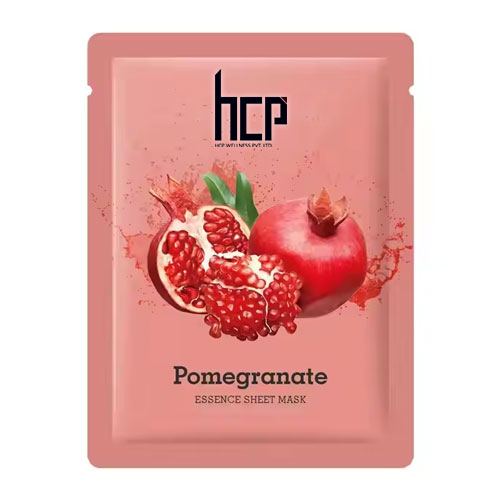 Pomegranate Sheet Mask Manufacturer in India - HCP Wellness.