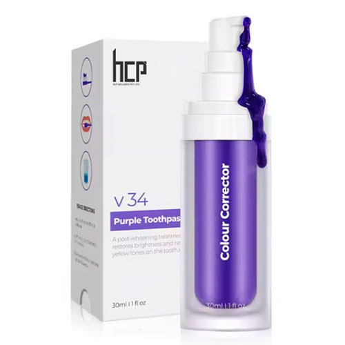 Purple Teeth Whitening Toothpaste Manufacturer by HCP Wellness – Natural Whitening Solution